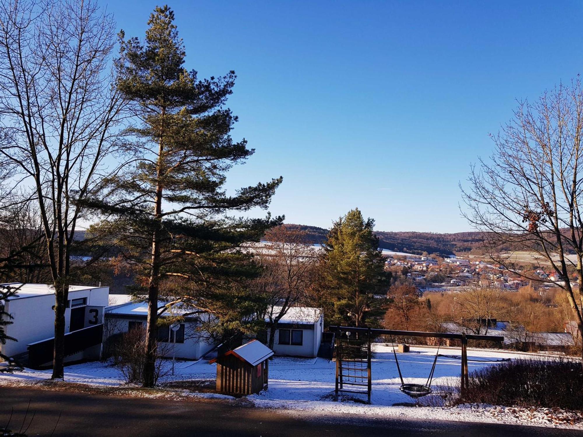 Berg-Bungalows Leinleitertal Heiligenstadt in Oberfranken Esterno foto