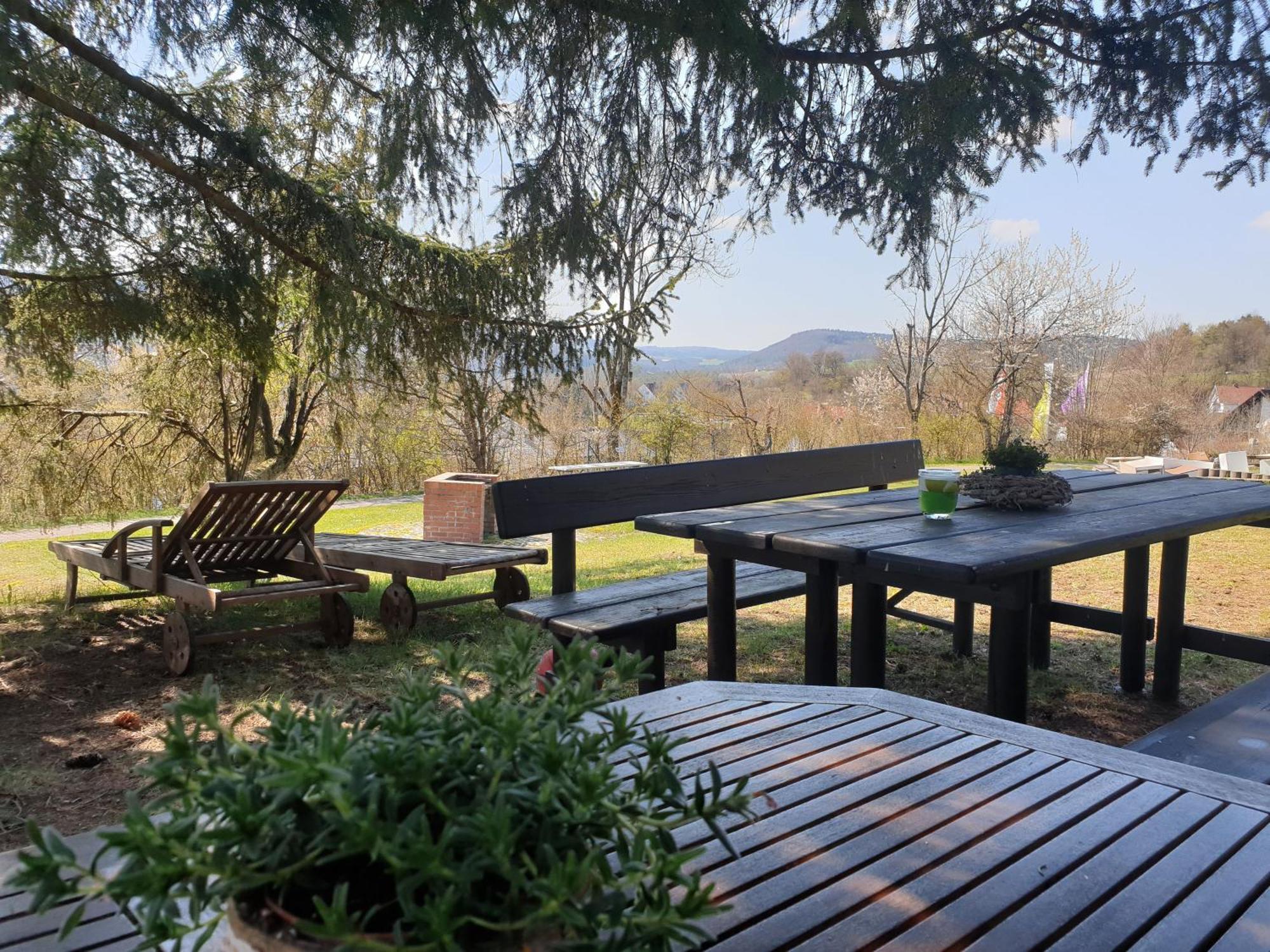 Berg-Bungalows Leinleitertal Heiligenstadt in Oberfranken Esterno foto